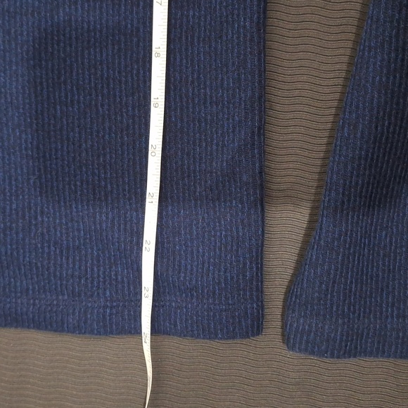 LACOSTE Navy Blue Boat Neck Long Sleeve Sweater with Stripes - Picture 7 of 7